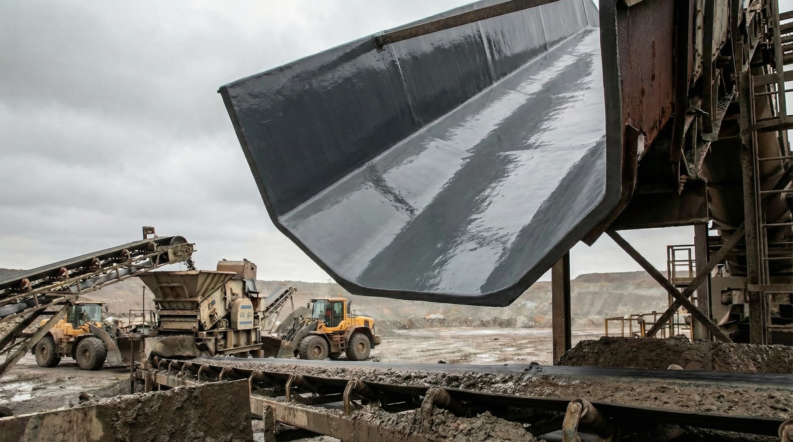 Abrasion Resistant Repair Magmapoxy — after application