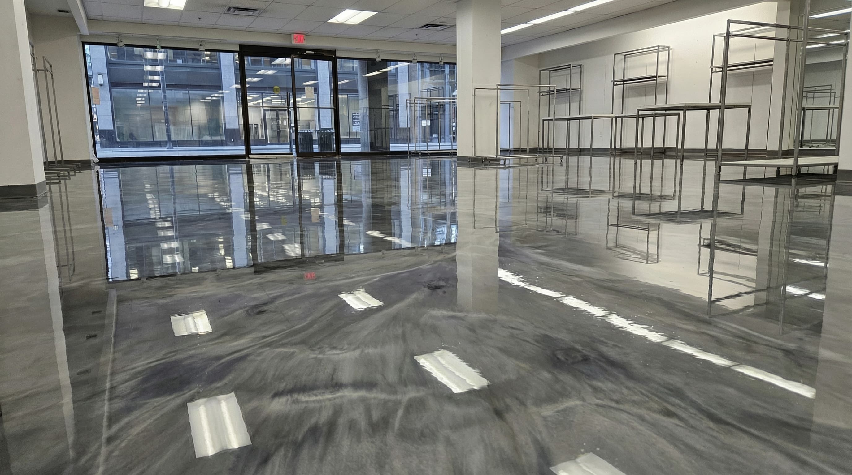 Clear Glaze Epoxy — after application