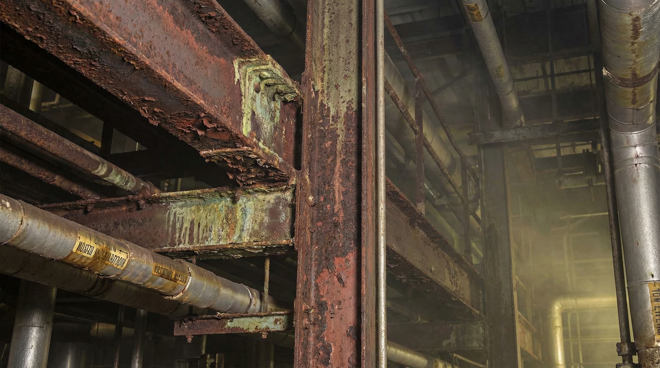 CORCHEM Corrosive Chemicals Clear Metal Surface Coating — application environment