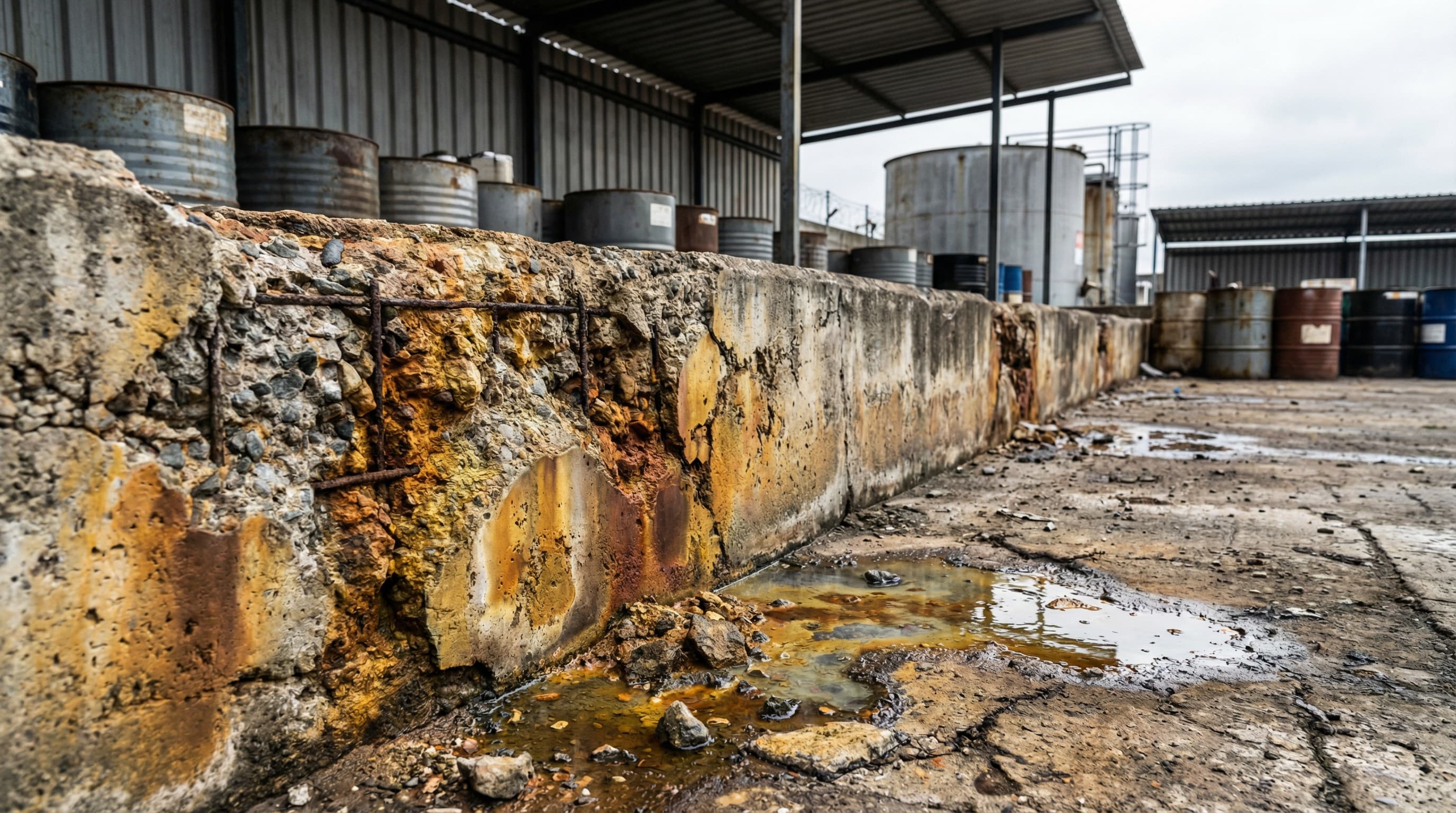 CORCHEM Corrosive Chemical Repair Putty — application environment