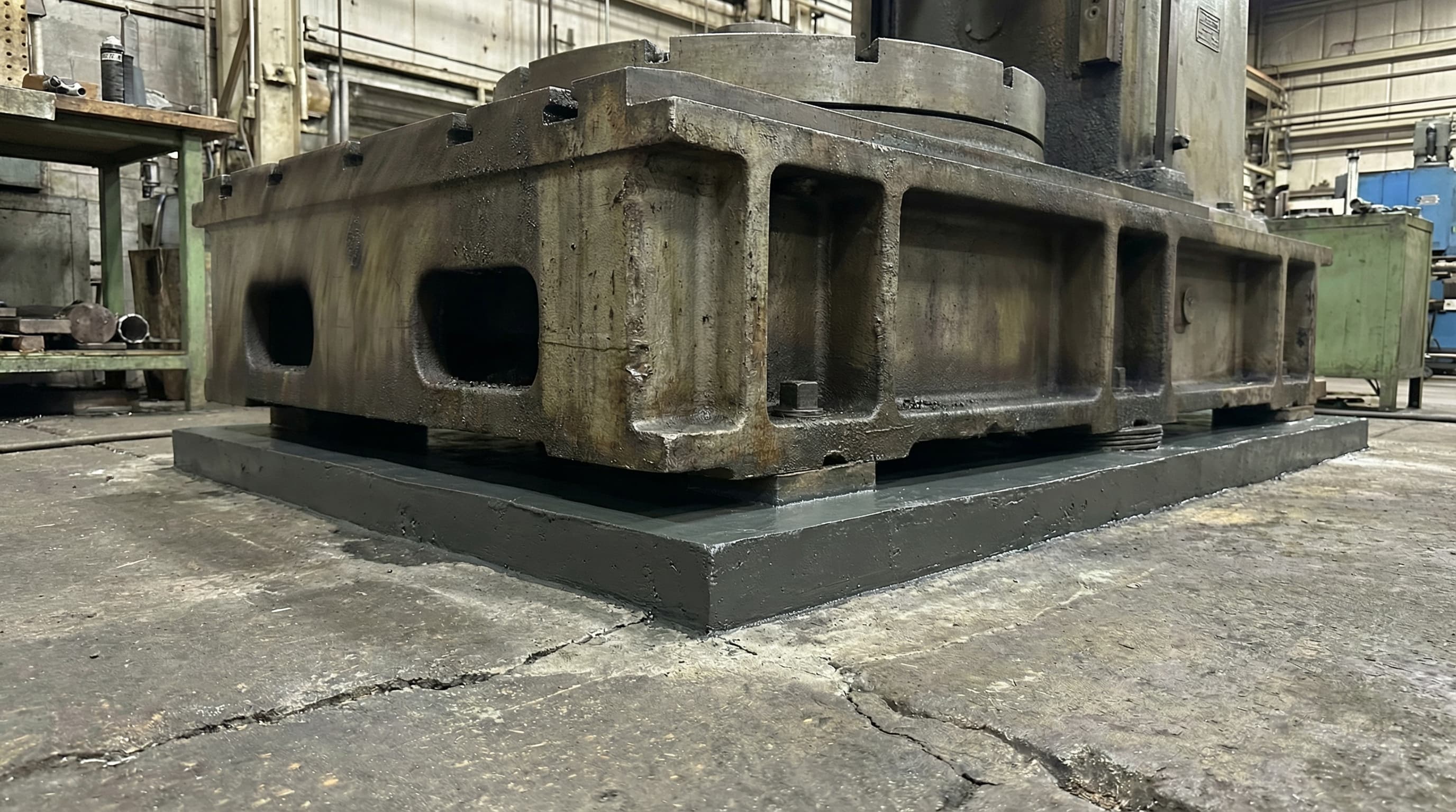Grout and Chocking Magmapoxy — after application
