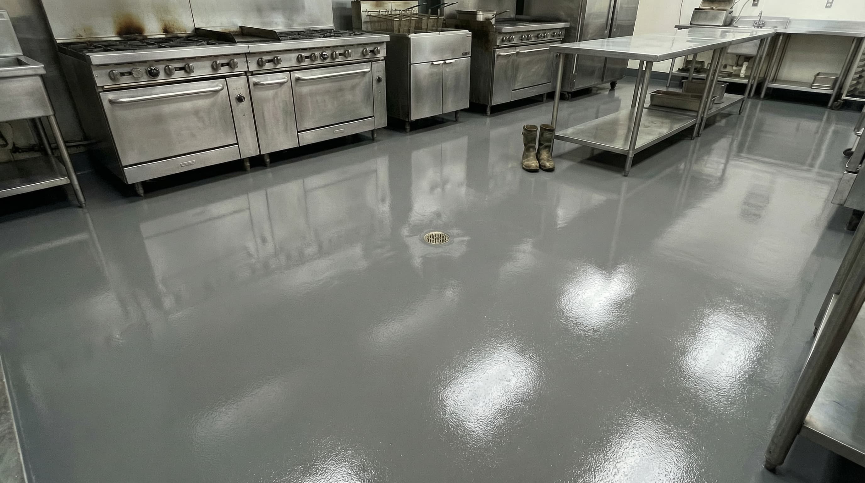 PU CEMENT Screed — after application