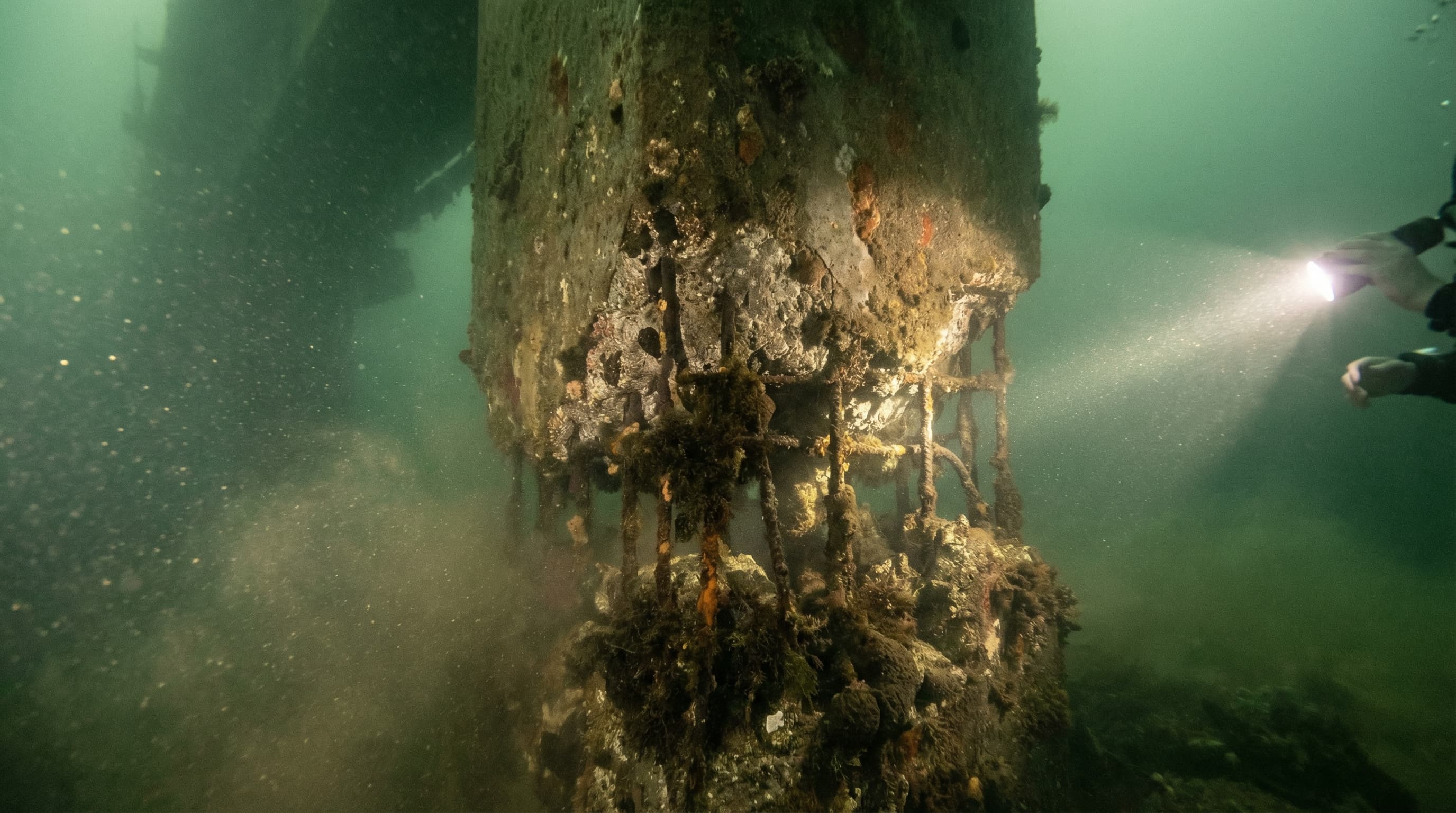 Underwater Curing Magmapoxy — application environment