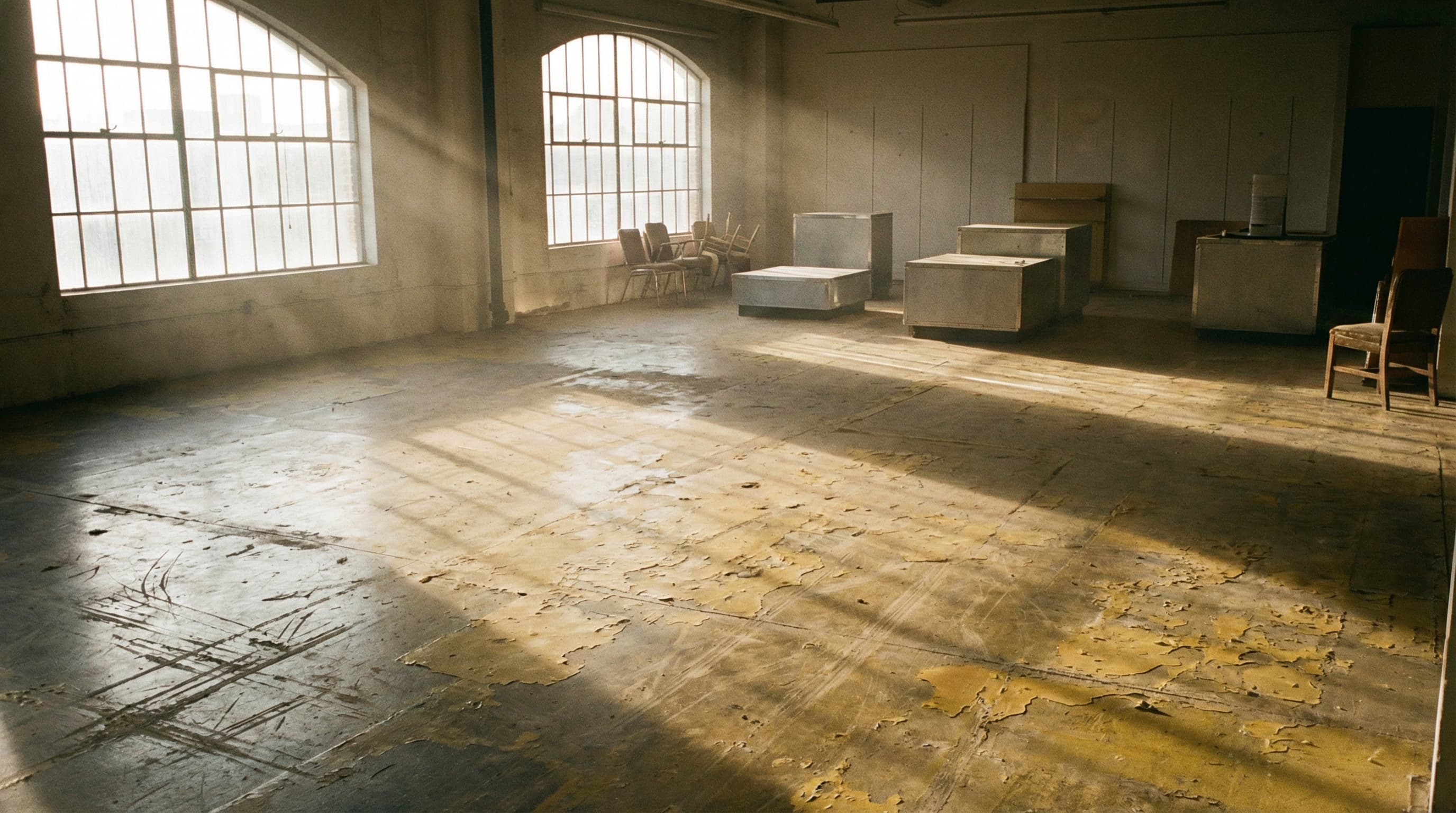UV Plus Clear PolyAspartic Flooring — application environment